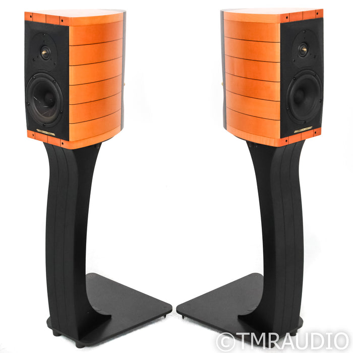 Sonus Faber Cremona Auditor Bookshelf Speakers; Maple Pair w/ Stands