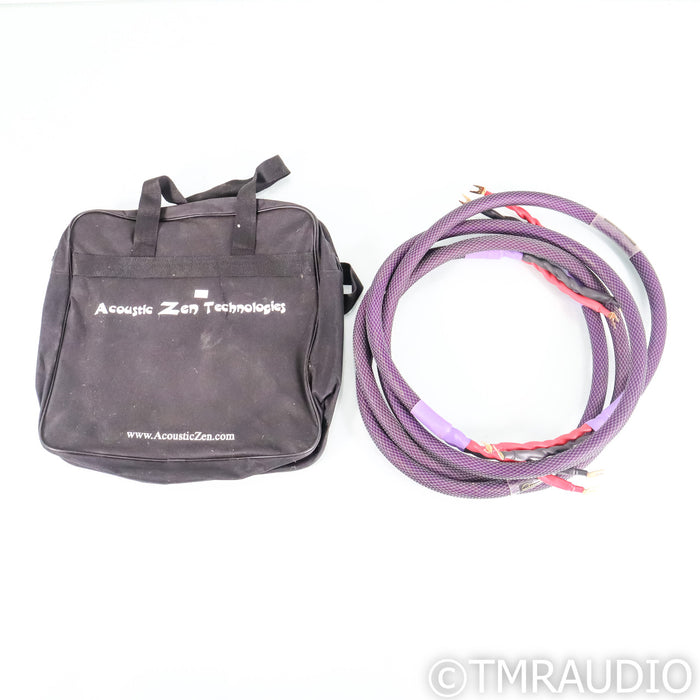 Acoustic Zen Hologram II Speaker Cables; 8' Pair