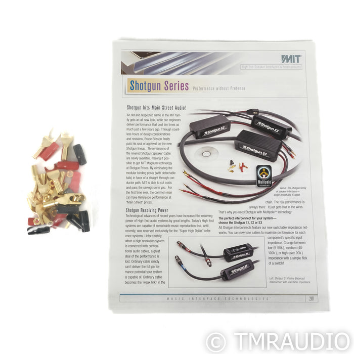 MIT Shotgun S1 Bi-Wire Speaker Cables; 20ft Pair