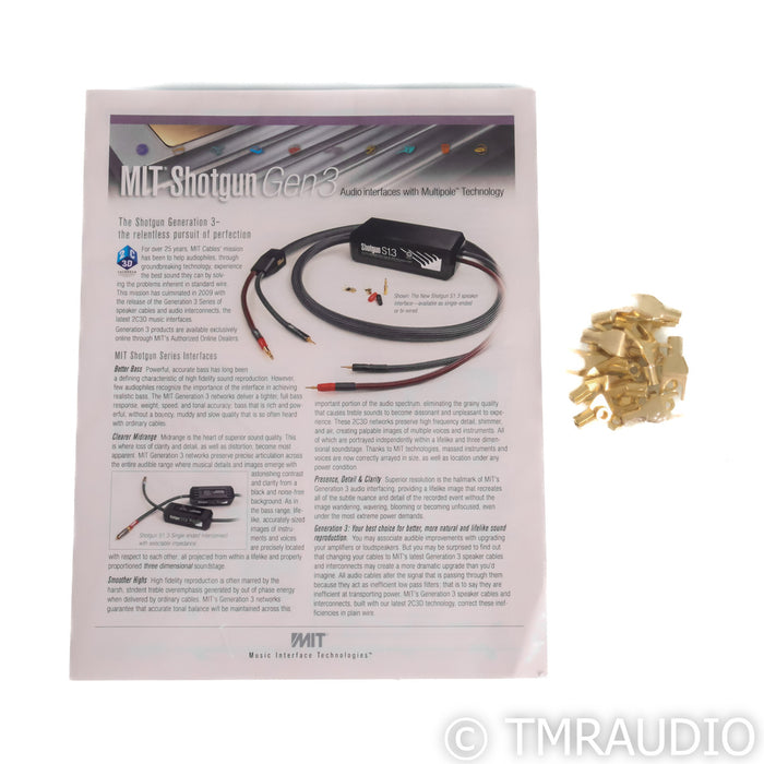MIT Shotgun S2.3 Bi-Wire Speaker Cables; 3m Pair