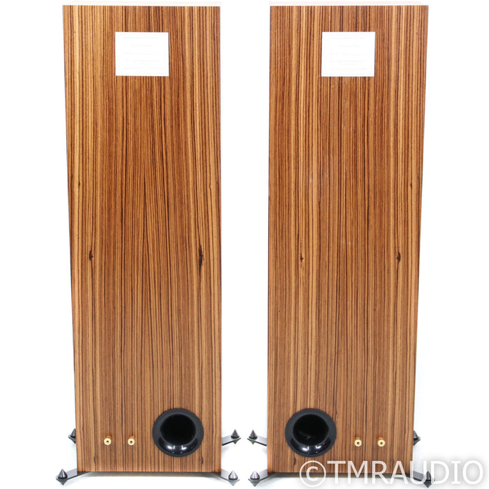 Omega Speaker Systems Junior Alnico XRS Floorstanding Speakers; Zebrawood
