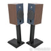 Focal Chora 806 Bookshelf Speakers; Dark Wood Pair with Stands
