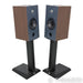 Focal Chora 806 Bookshelf Speakers; Dark Wood Pair with Stands