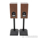 Focal Chora 806 Bookshelf Speakers; Dark Wood Pair with Stands