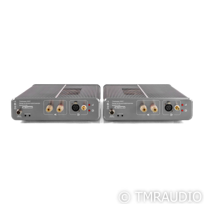 Burson Audio Timekeeper 3X GT Monoblock Power Amplifiers; Pair w/ Mothership 02