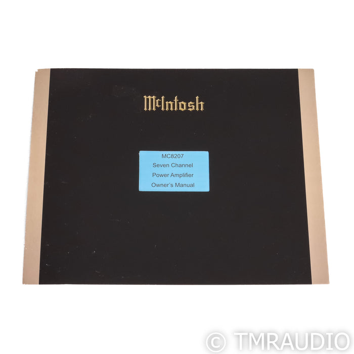 McIntosh MC8207 7-Channel Power Amplifier