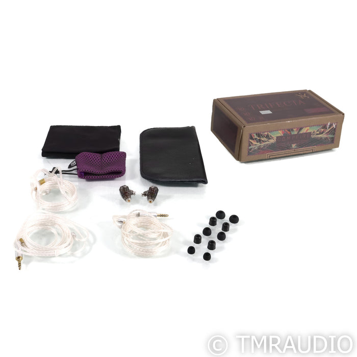 Campfire Audio Trifecta In-Ear Monitor Headphones; IEM; Dark Prism Pair