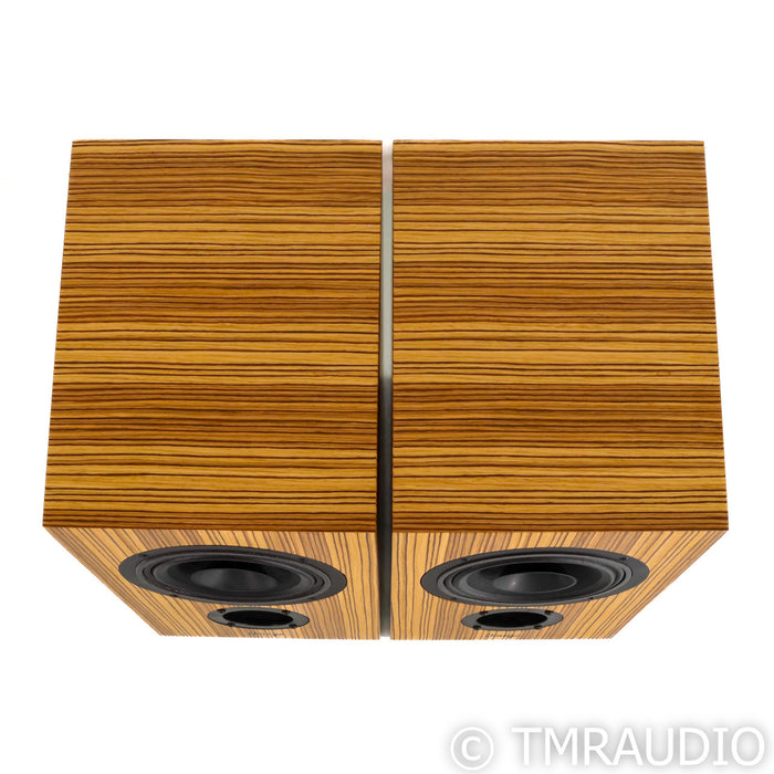 Omega Speaker Systems The Seven Bookshelf Speakers / Monitors; Zebrawood Pair