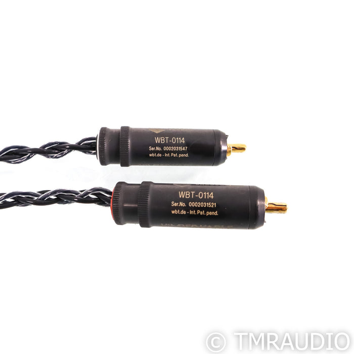 Kimber Kable Carbon RCA Cables; 0.75m Pair Interconnects (Open Box)