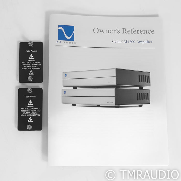 PS Audio Stellar M1200 Monoblock Tube Hybrid Power Amplifiers; Pair