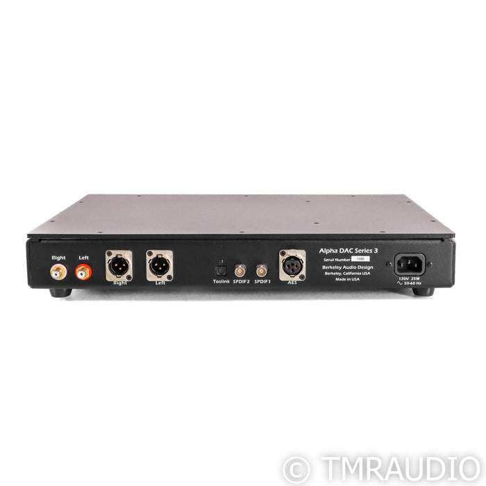 Berkeley Audio Design Alpha DAC Series 3; D/A Converter