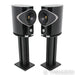 Fyne Audio  F1-8 Bookshelf Speakers; Black Pair with Stands