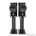 Fyne Audio  F1-8 Bookshelf Speakers; Black Pair with Stands