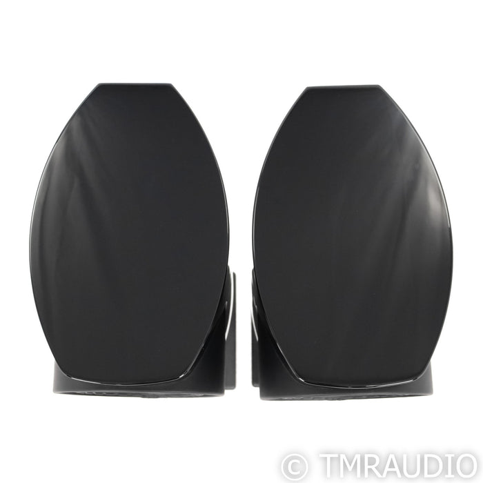 Fyne Audio  F1-8 Bookshelf Speakers; Black Pair with Stands