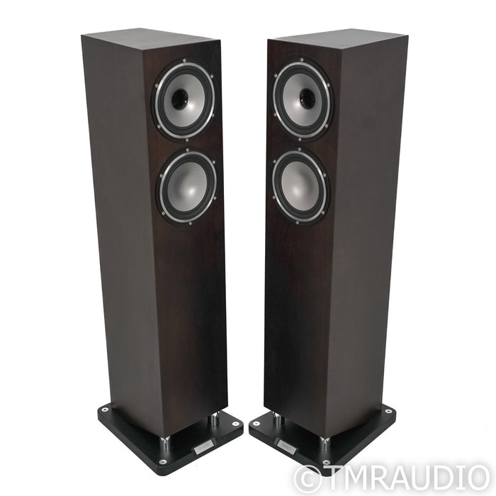 Tannoy Revolution XT 6F Floorstanding Speakers; Dark Walnut Pair