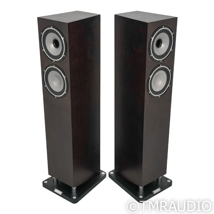 Tannoy Revolution XT 6F Floorstanding Speakers; Dark Walnut Pair