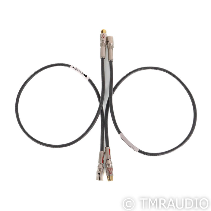 Shunyata Research Venom XLR Cables; 1m Pair Balanced Interconnects