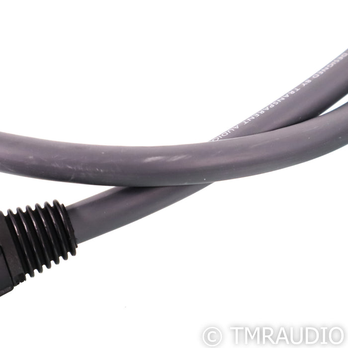 Transparent Audio Plus XLR Cables; 1m Pair Balanced Interconnects; G5
