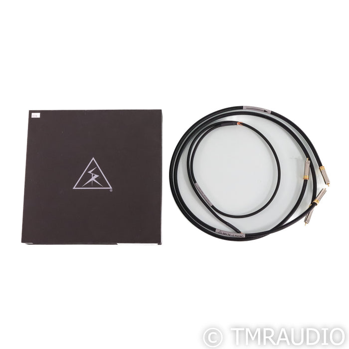 Shunyata Research Delta v2 Phono Cables; 1m Pair Interconnects w/ Ground Cable