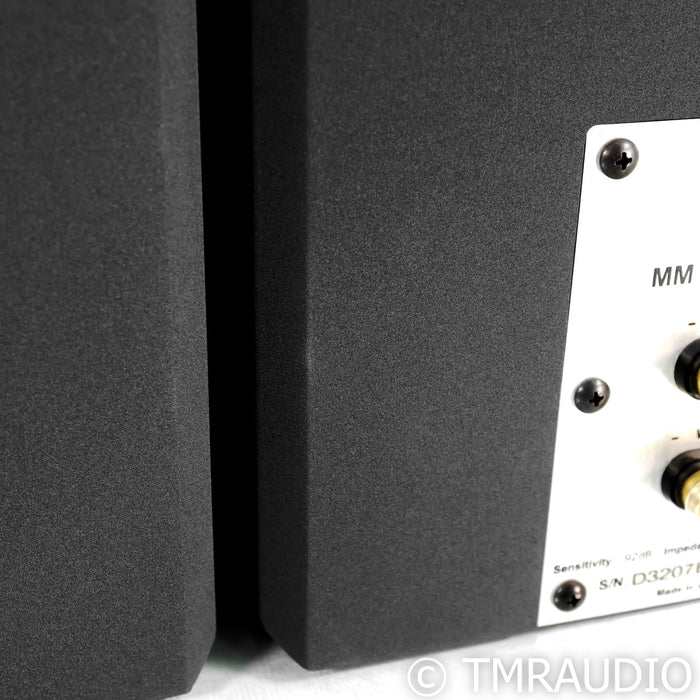 Reference 3A MM De Capo BE Bookshelf Speakers; Grey Suede Pair
