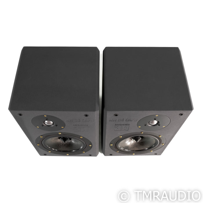 Reference 3A MM De Capo BE Bookshelf Speakers; Grey Suede Pair