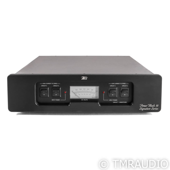 Tice Audio Power Block III Signature Series AC Power Conditioner; Model C