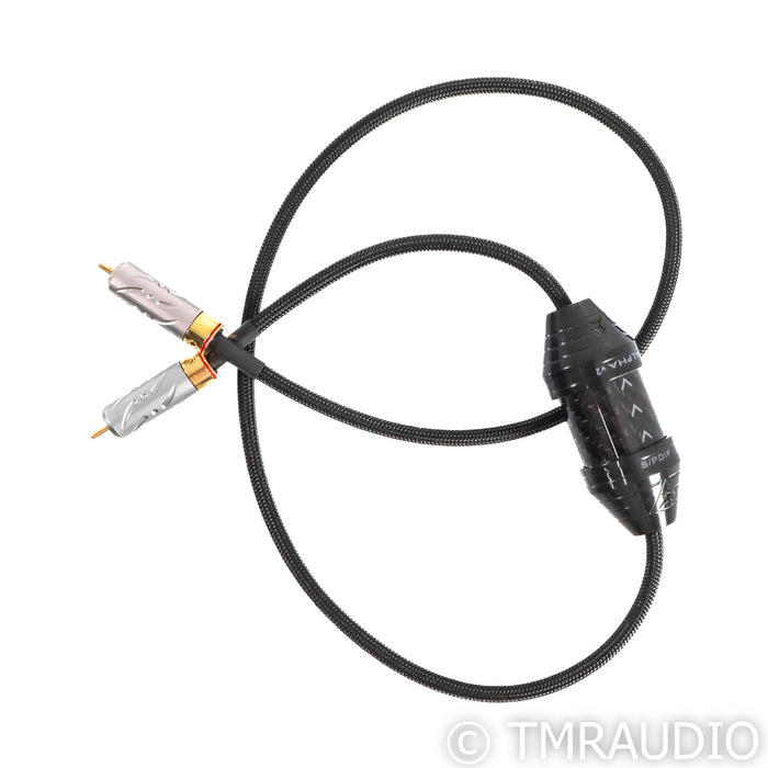 Shunyata Research Alpha v2 S/PDIF Coaxial Cable; Single 1m Digital Interconnect