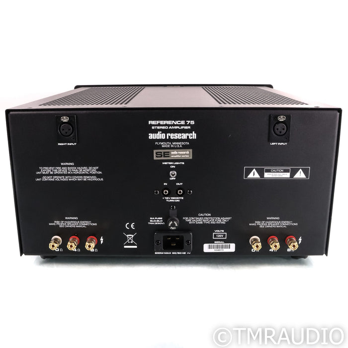 Audio Research Reference 75SE Stereo Tube Power Amplifier