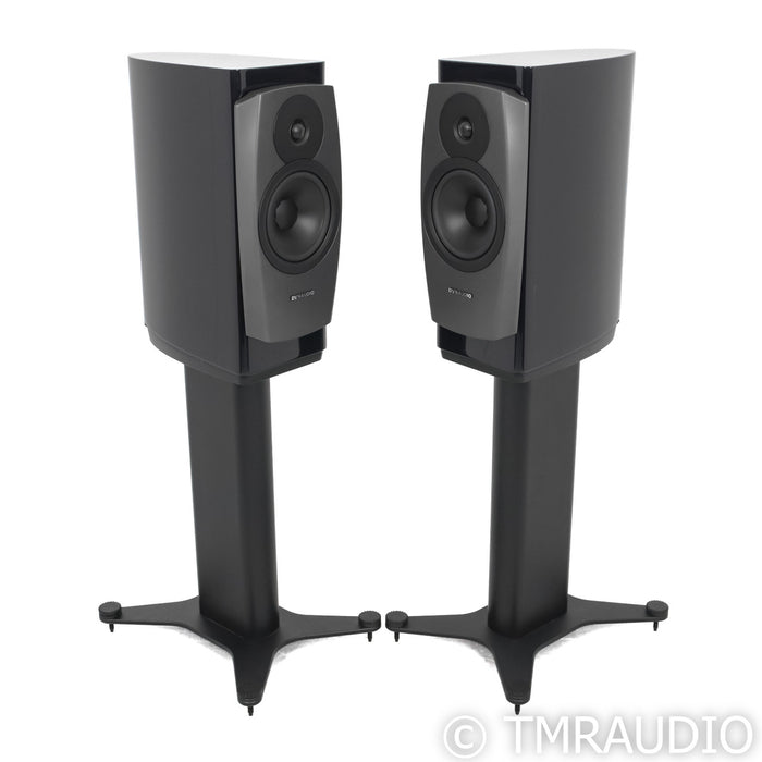 Dynaudio Confidence 20 Bookshelf Speakers; Midnight Pair with Stands
