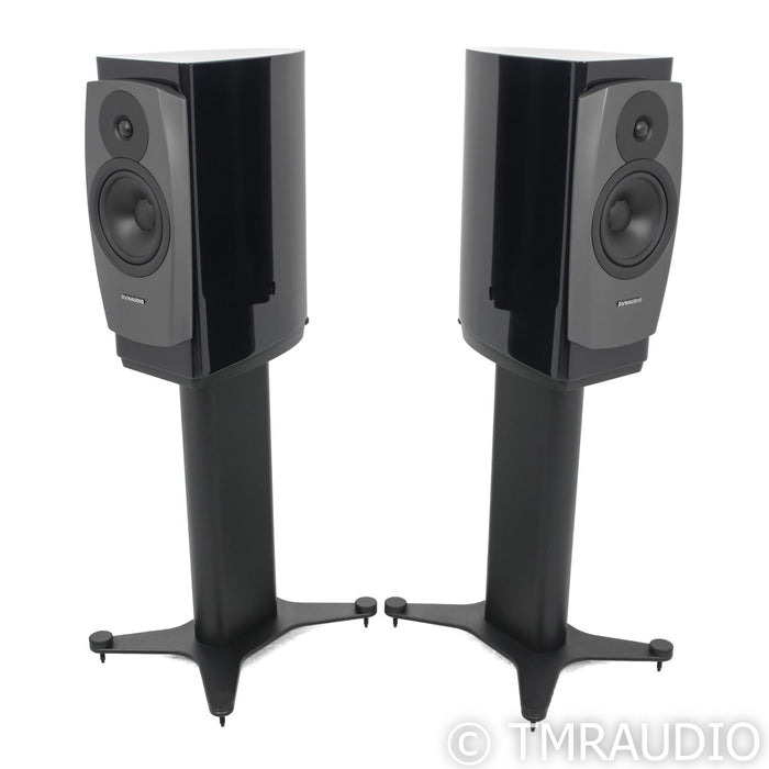 Dynaudio Confidence 20 Bookshelf Speakers; Midnight Pair with Stands