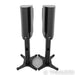 Dynaudio Confidence 20 Bookshelf Speakers; Midnight Pair with Stands