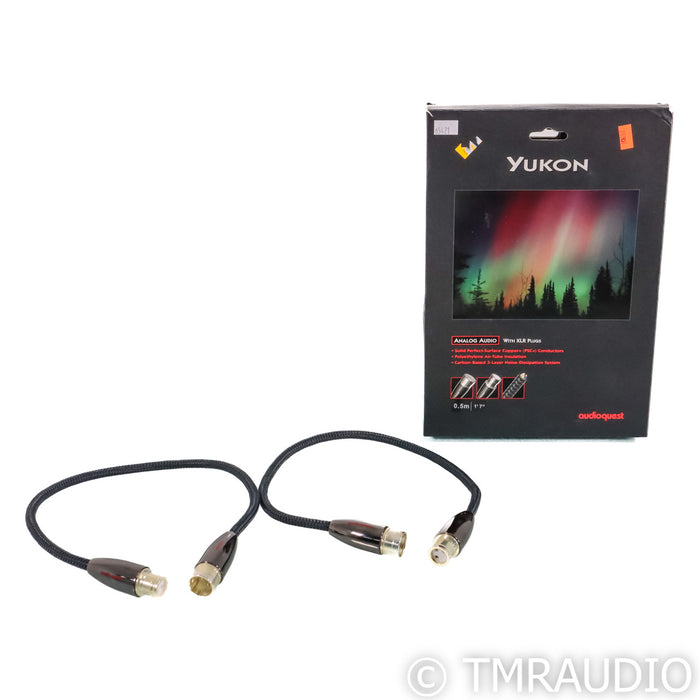 AudioQuest Yukon XLR Cables; 0.5m Pair Balanced Interconnects