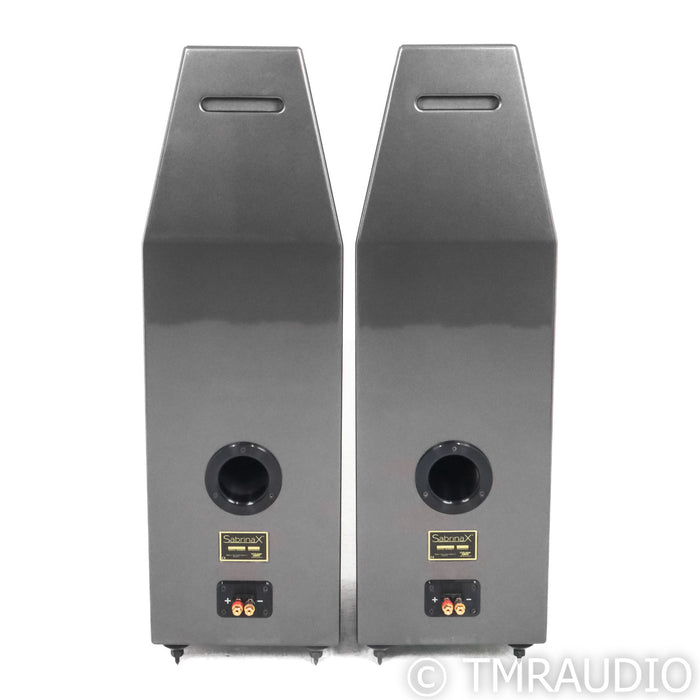 Wilson Audio Sabrina X Floorstanding Speakers; Galaxy Grey Pair
