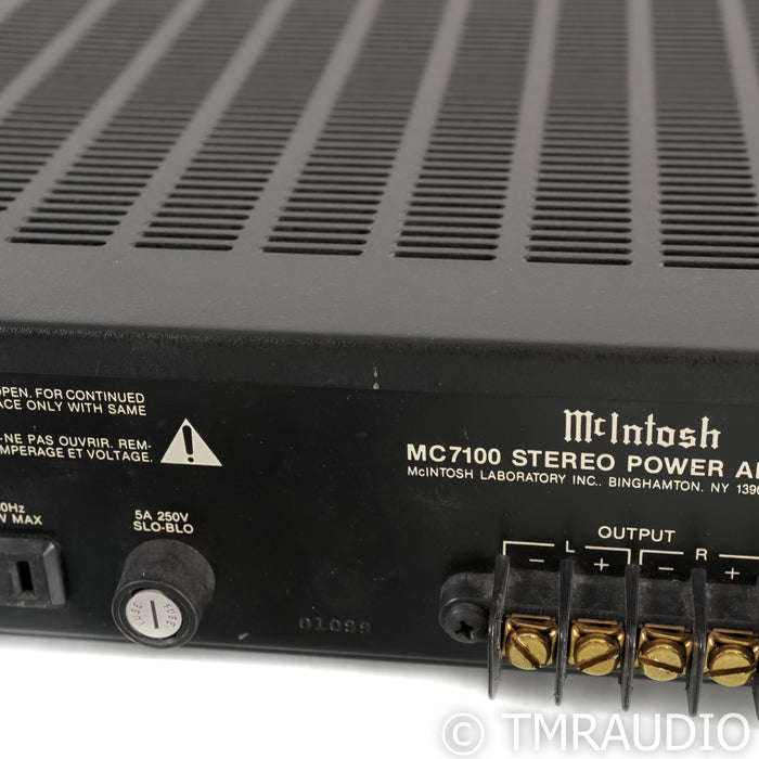 McIntosh MC7100 Stereo Power Amplifier