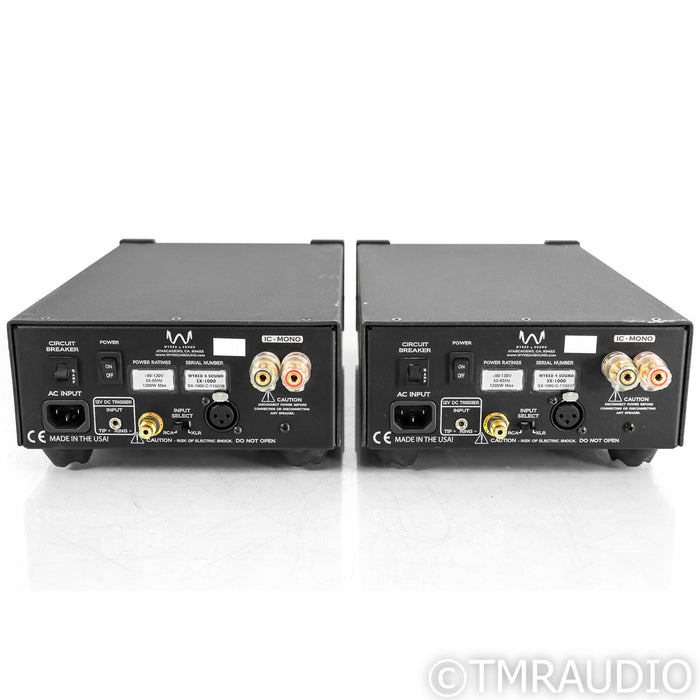 Wyred 4 Sound SX-1000 Monoblock Power Amplifiers; Pair