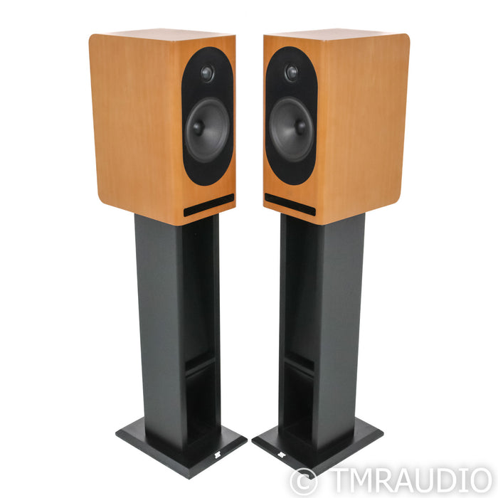 Jean-Marie Reynaud Bliss Jubile Bookshelf Speakers; Aniegre Pair w/ Stands