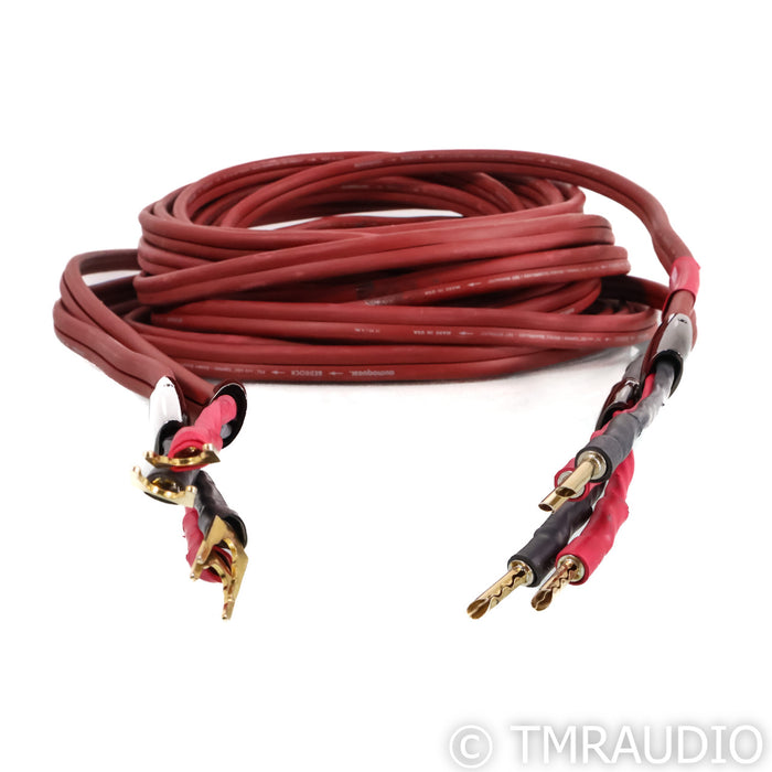 AudioQuest Bedrock Speaker Cables; 28ft Pair