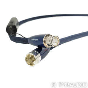 AudioQuest Water XLR Cables; 1m Pair Balanced Interconnects