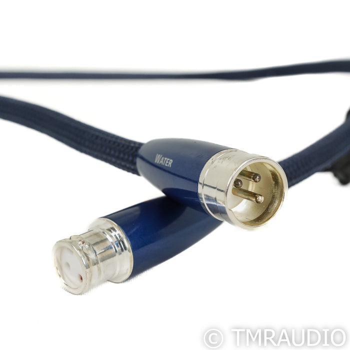 AudioQuest Water XLR Cables; 1m Pair Balanced Interconnects