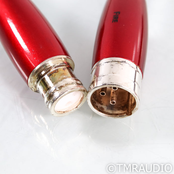 AudioQuest Fire XLR Cables; 1.5m Pair Balanced Interconnects