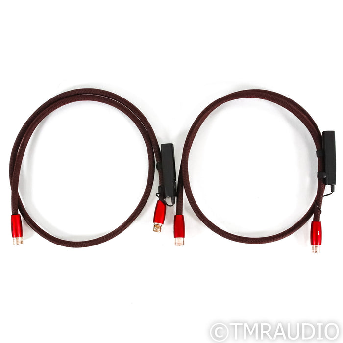 AudioQuest Fire XLR Cables; 1.5m Pair Balanced Interconnects