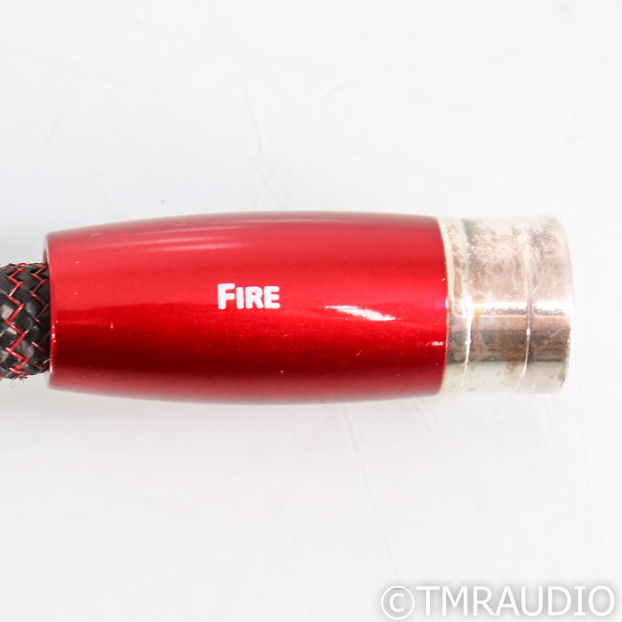 AudioQuest Fire XLR Cables; 1.5m Pair Balanced Interconnects