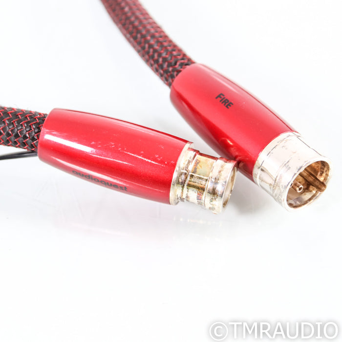 AudioQuest Fire XLR Cables; 1.5m Pair Balanced Interconnects