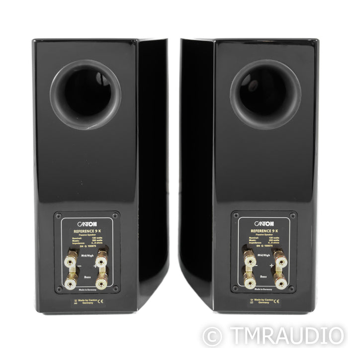 Canton Reference 9K Bookshelf Speakers; Piano Black Pair