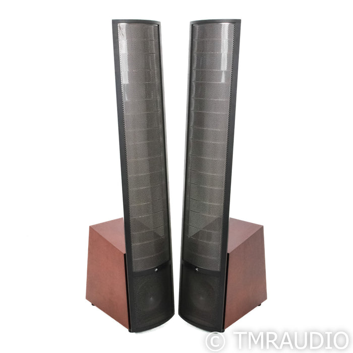 Martin Logan Theos Electrostatic Hybrid Floorstanding Speakers; Dark Cherry Pair