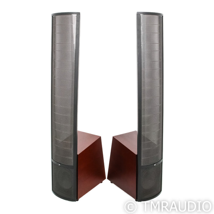 Martin Logan Theos Electrostatic Hybrid Floorstanding Speakers; Dark Cherry Pair