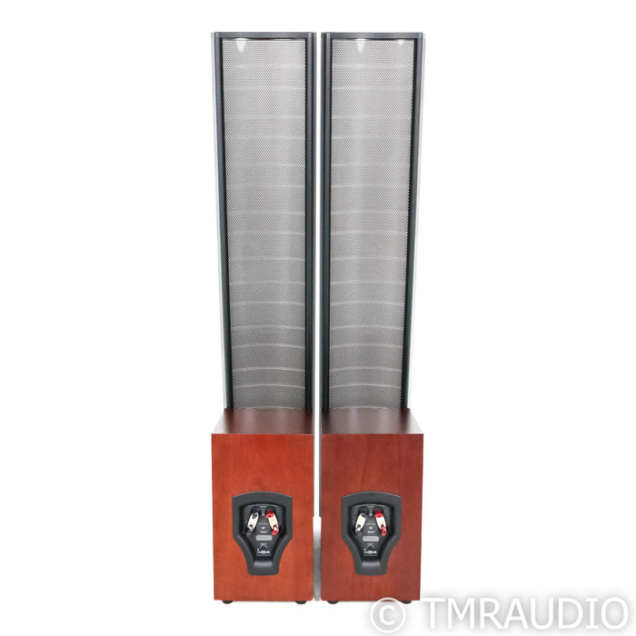 Martin Logan Theos Electrostatic Hybrid Floorstanding Speakers; Dark Cherry Pair