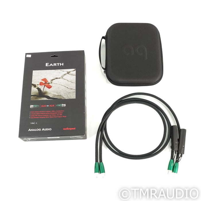 AudioQuest Earth XLR Cables; 1.5m Pair Balanced Interconnects