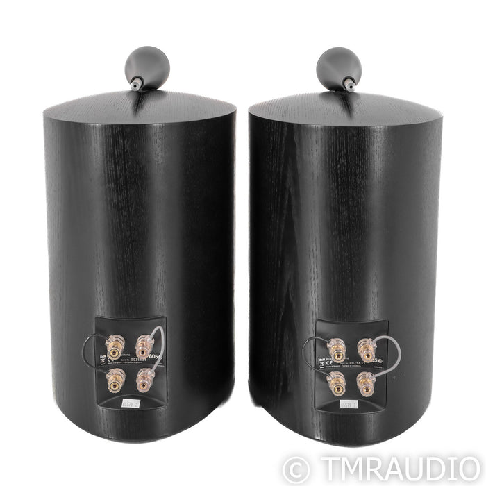 Bowers & Wilkins 805S Bookshelf Speakers; Black Ash Pair