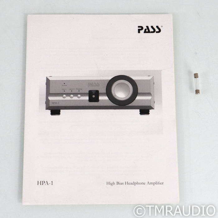 Pass Labs HPA-1 Headphone Amplifier